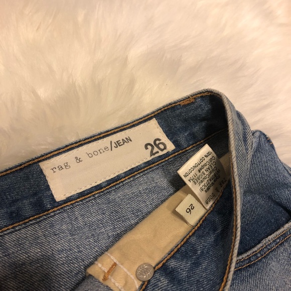 Rag & Bone | Distressed Denim Skirt | Size 26 - Picture 6 of 7